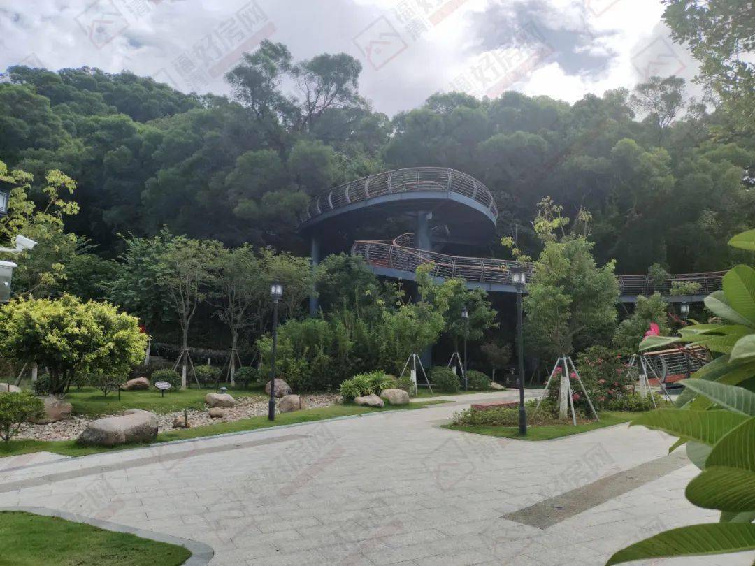 福清城北配套实拍玉屏街道幸福公园