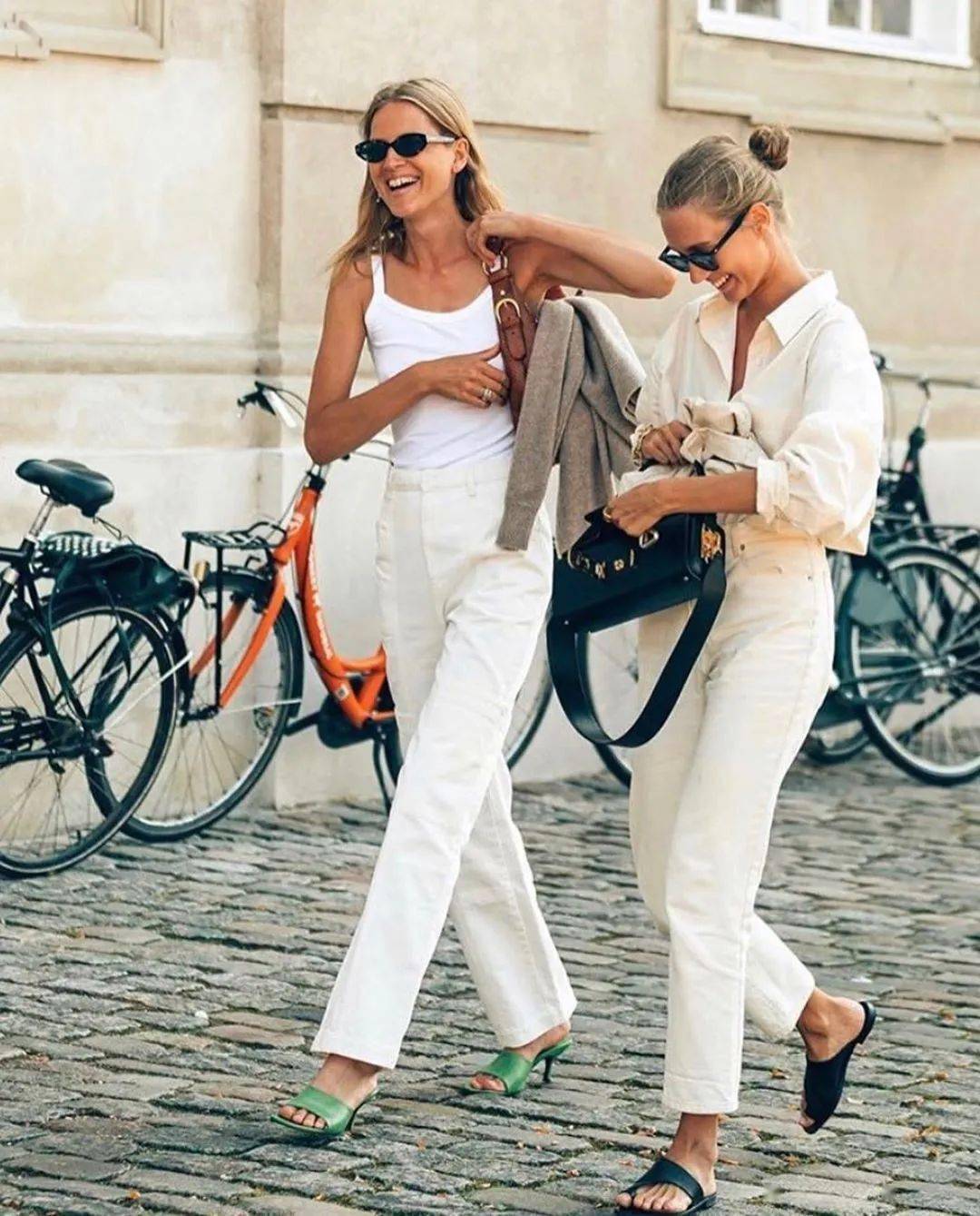 Vogue 在哥本哈根时装周 时髦女士都是骑单车赶场子的