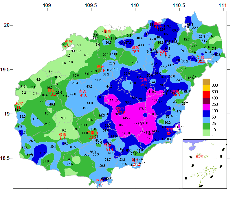 海口气候柱状图图片