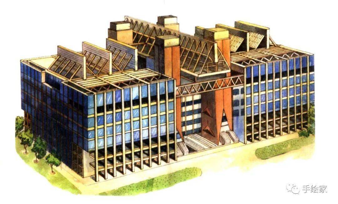 清华大学教授王其钧的建筑手绘书稿，十分精彩！_罗马