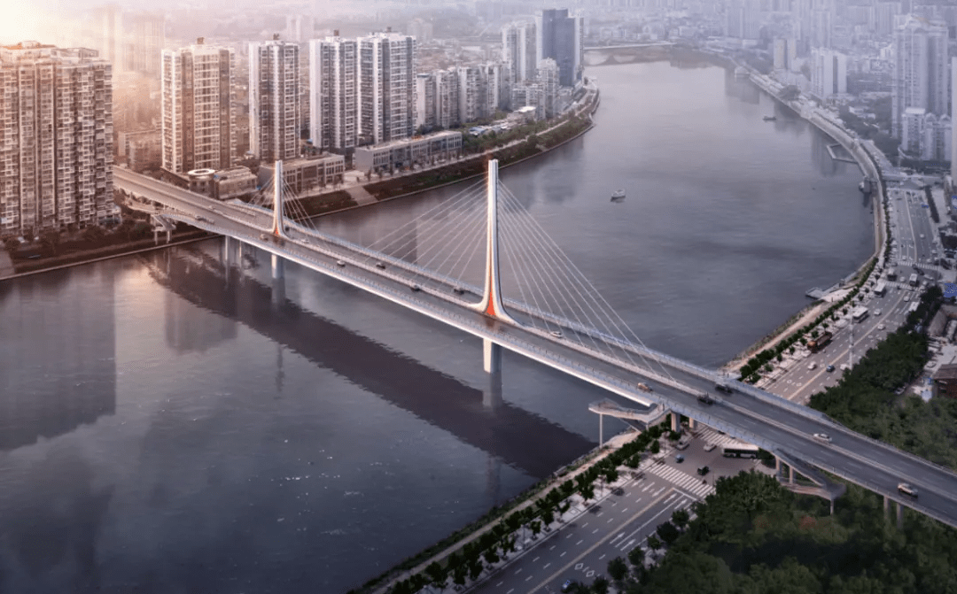 横跨沱江缓解交通压力四川内江麻柳坝大桥最新进展来了