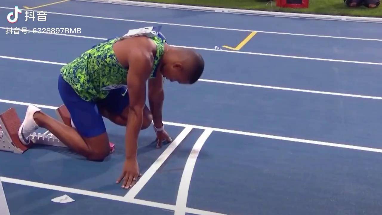 美国短跑新秀莱尔斯跑姿欣赏田径体育生短跑