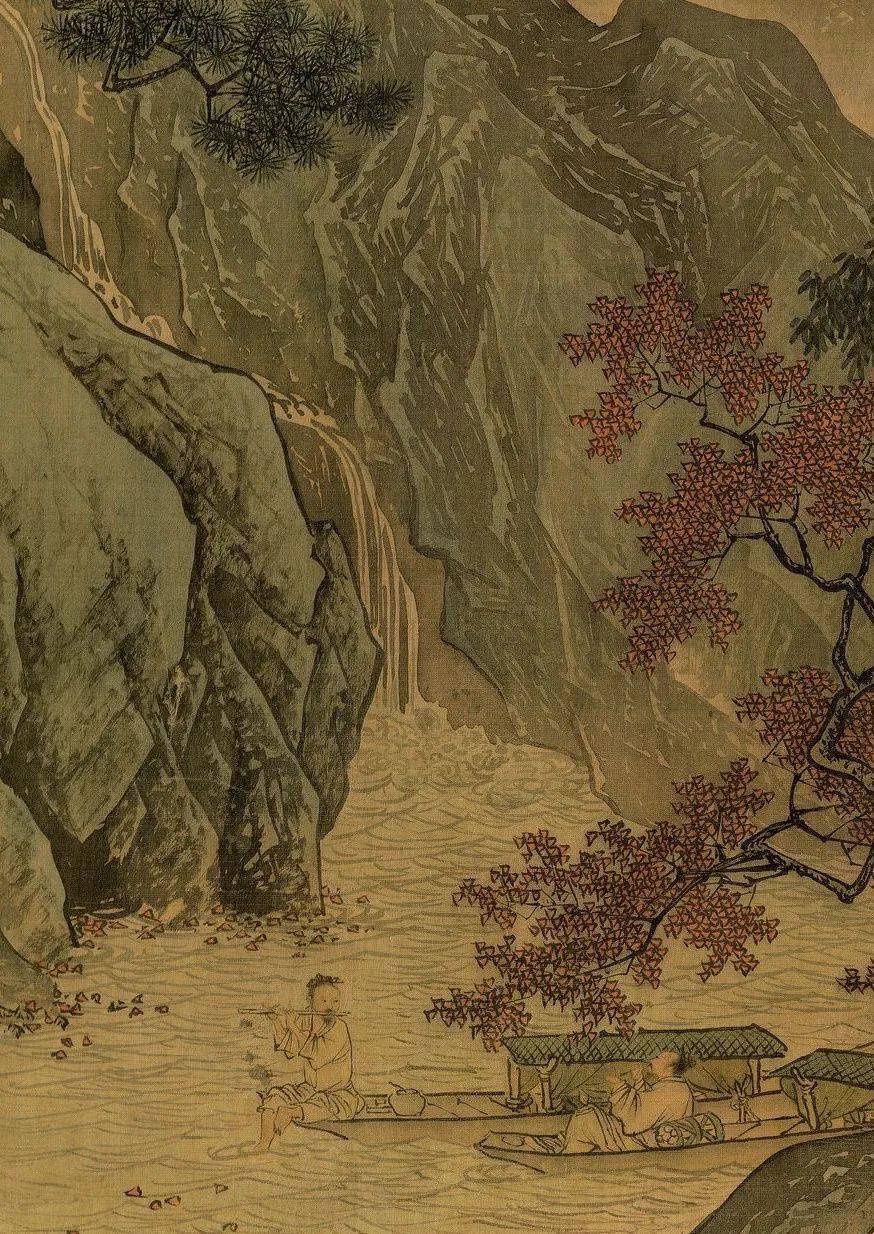 唐伯虎:溪山渔隐图_唐寅