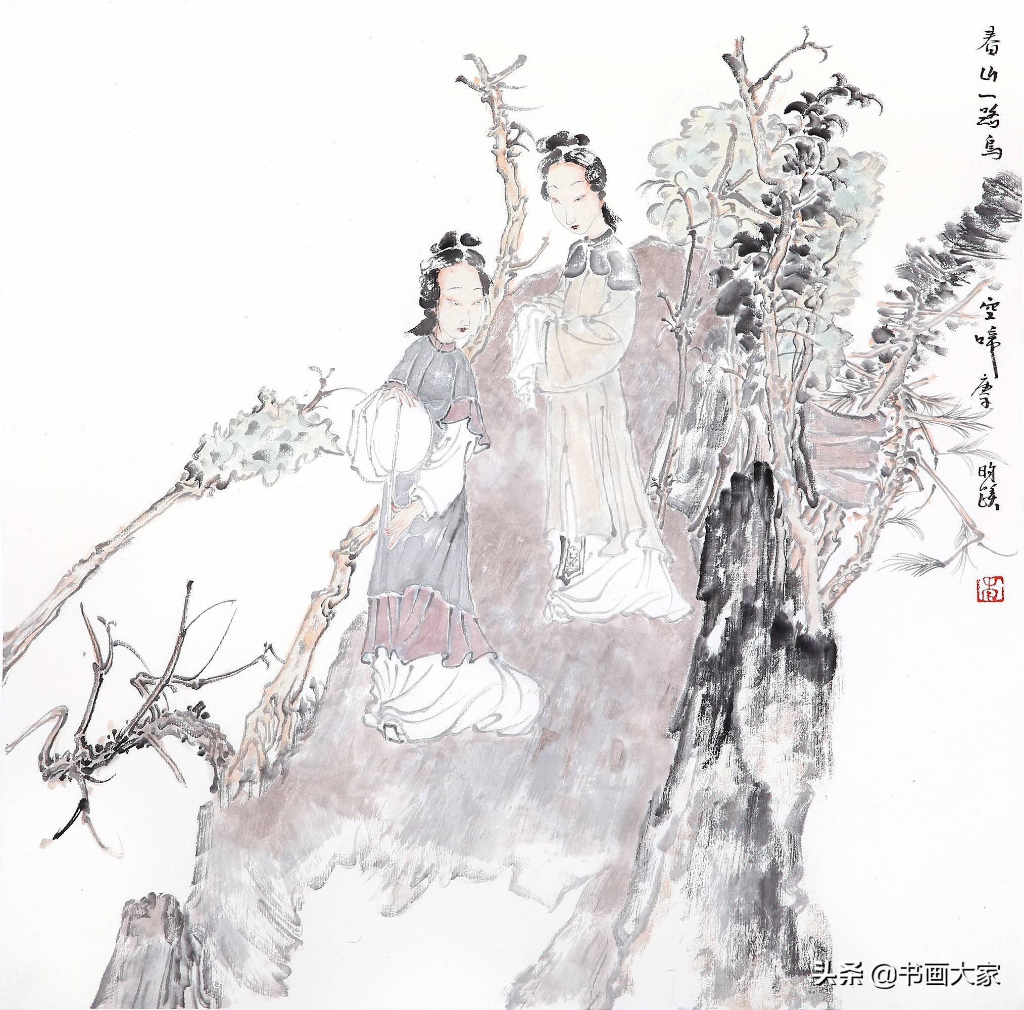 李昀蹊作品《春山一路鸟空啼》返回搜狐,查看更多