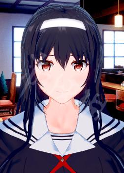 恋活sunshine人物卡霞之丘诗羽分享霞之丘学姐怎么捏