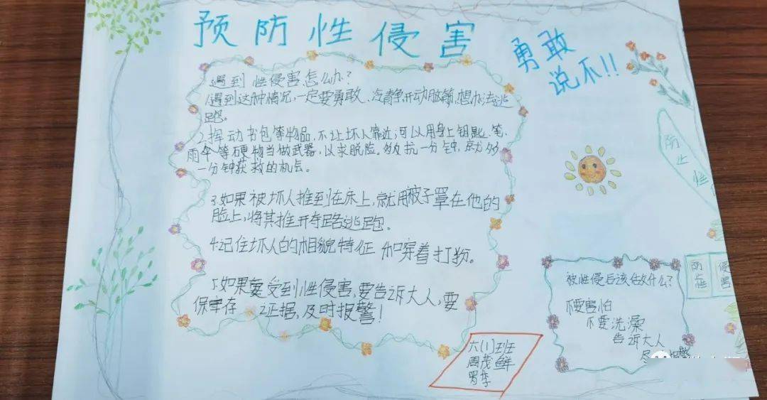 通过本次活动,同学们对于青春期有了更深的认识,懂得了自我保护的方法