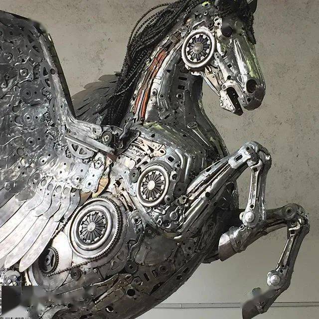hasan novrozi金属蒸汽朋克雕塑