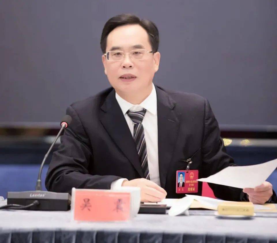 聚焦两会吴震参加人大分团审议
