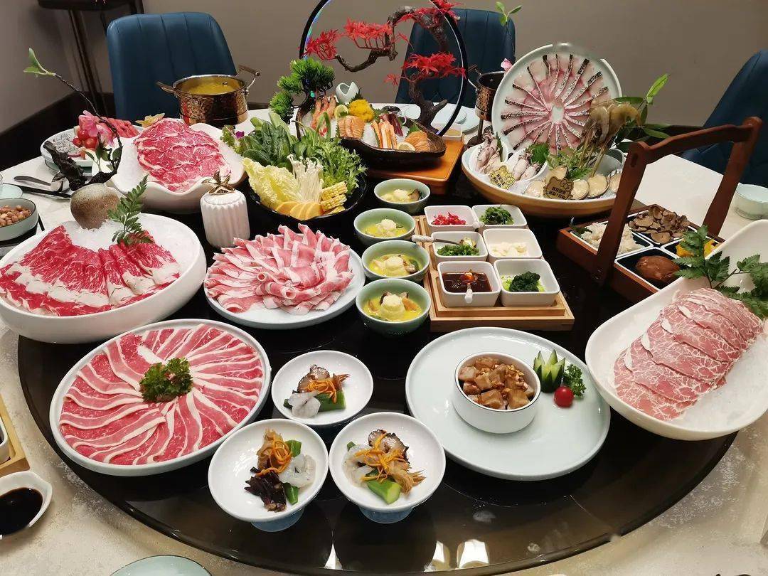 奢华豆捞海鲜和牛火锅单人上菜自助139元抢和牛雪花刺