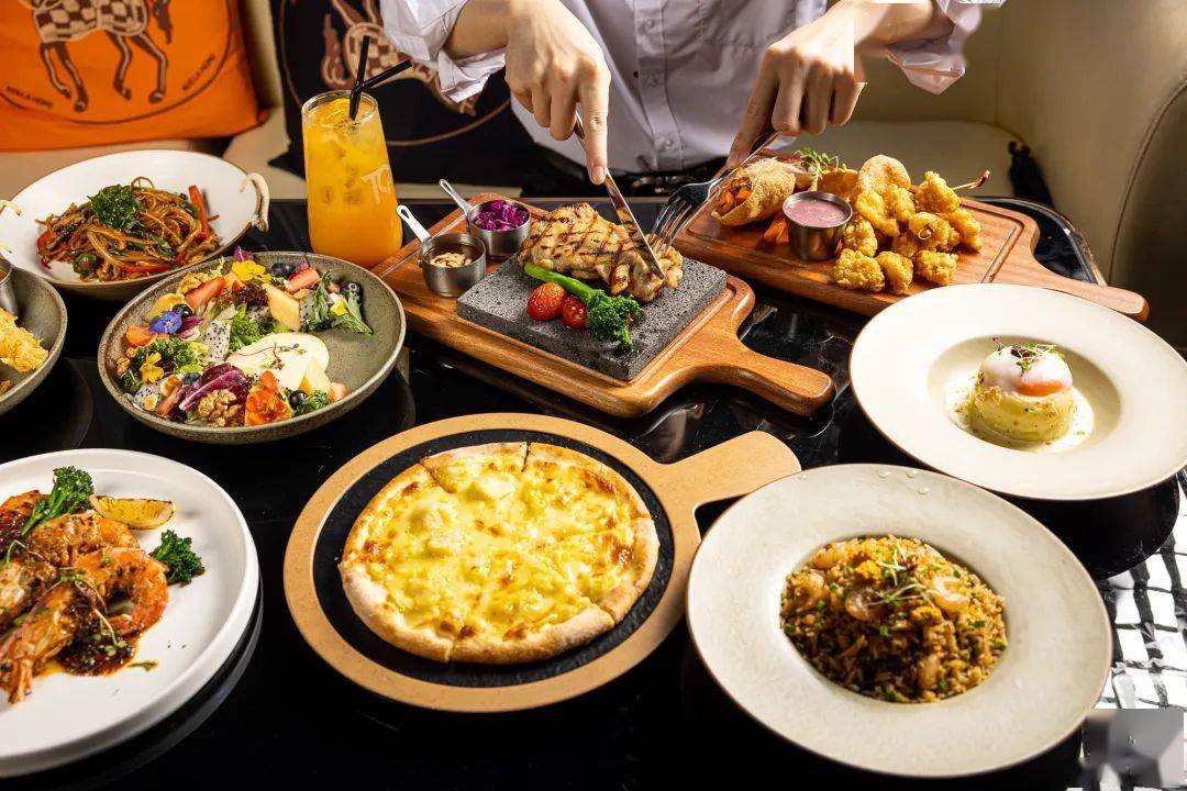 白云远景路￥99秒351元西式双人套餐鲜嫩大虾爆汁鸡扒摆盘还超精致