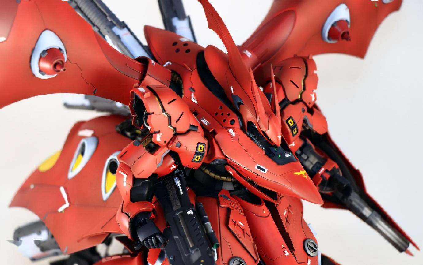 机动战士高达沙扎比与夜莺模型混搭改造沙比莺