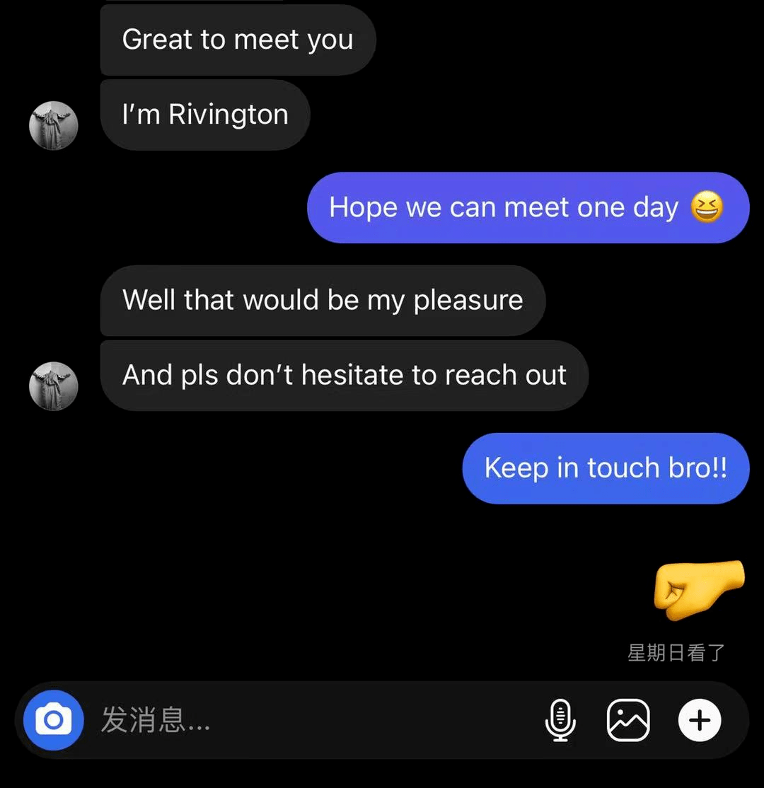 ins的短信什么样