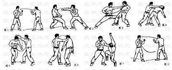 拳击组合拳动作口诀图片