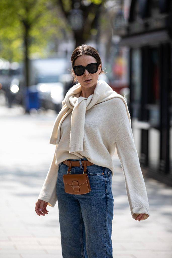 时间 去年的旧毛衣千万别扔!换个穿法又是新鲜look~