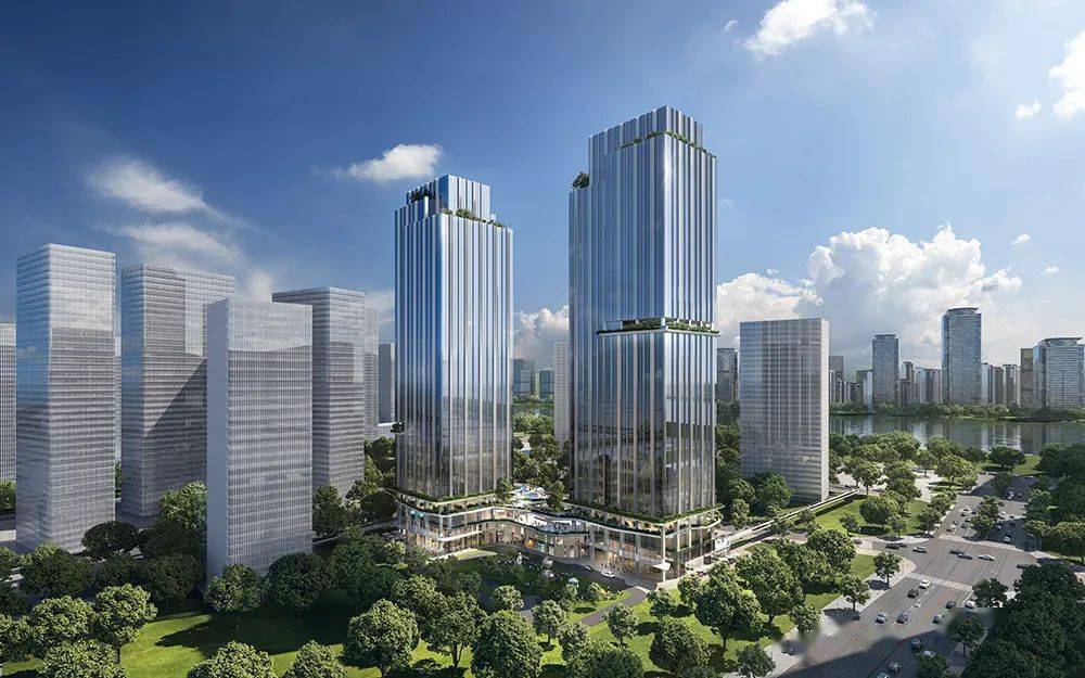 Aedas新作| 珠海横琴保税区，都市中的热带雨林_at