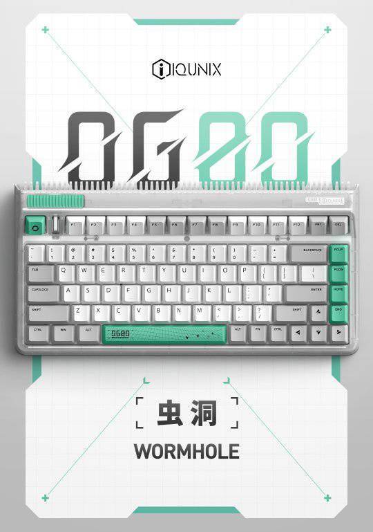 Cherry|IQUNIX 发布 OG80 虫洞三模无线机械键盘：799元起