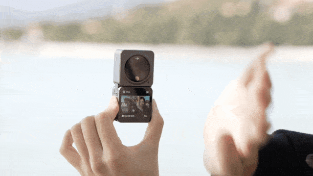 大疆「颠覆性」运动相机上手！模块化设计，一秒“吸”走你｜附视频