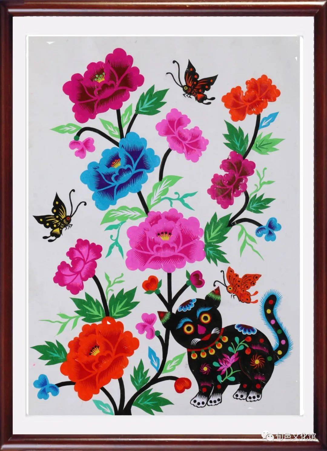 花好月圆话咸阳丨旬邑彩贴剪纸十年成果展一