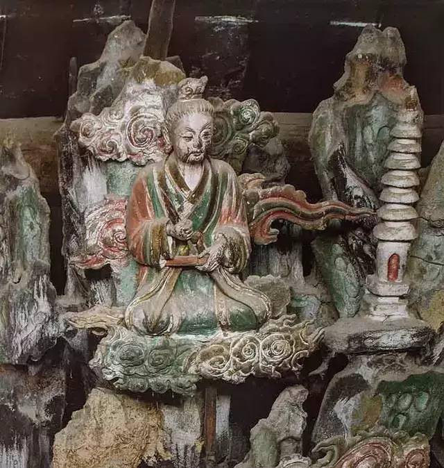 解密水陆庵,这样生动的彩塑你见过吗?_山墙