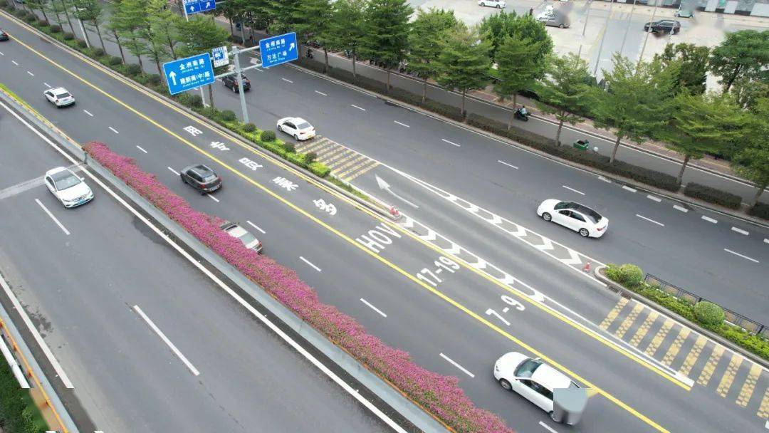 注意福州首条hov车道上线别走错啦