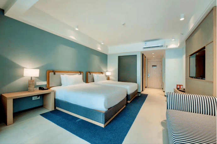 468元抢购阳江5a海陵岛北洛秘境洛悦酒店双人套餐自助早餐网红高空无