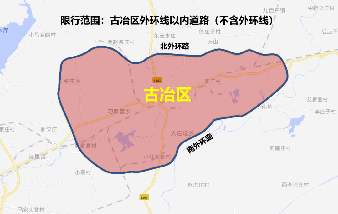 唐山二环路线路图图片