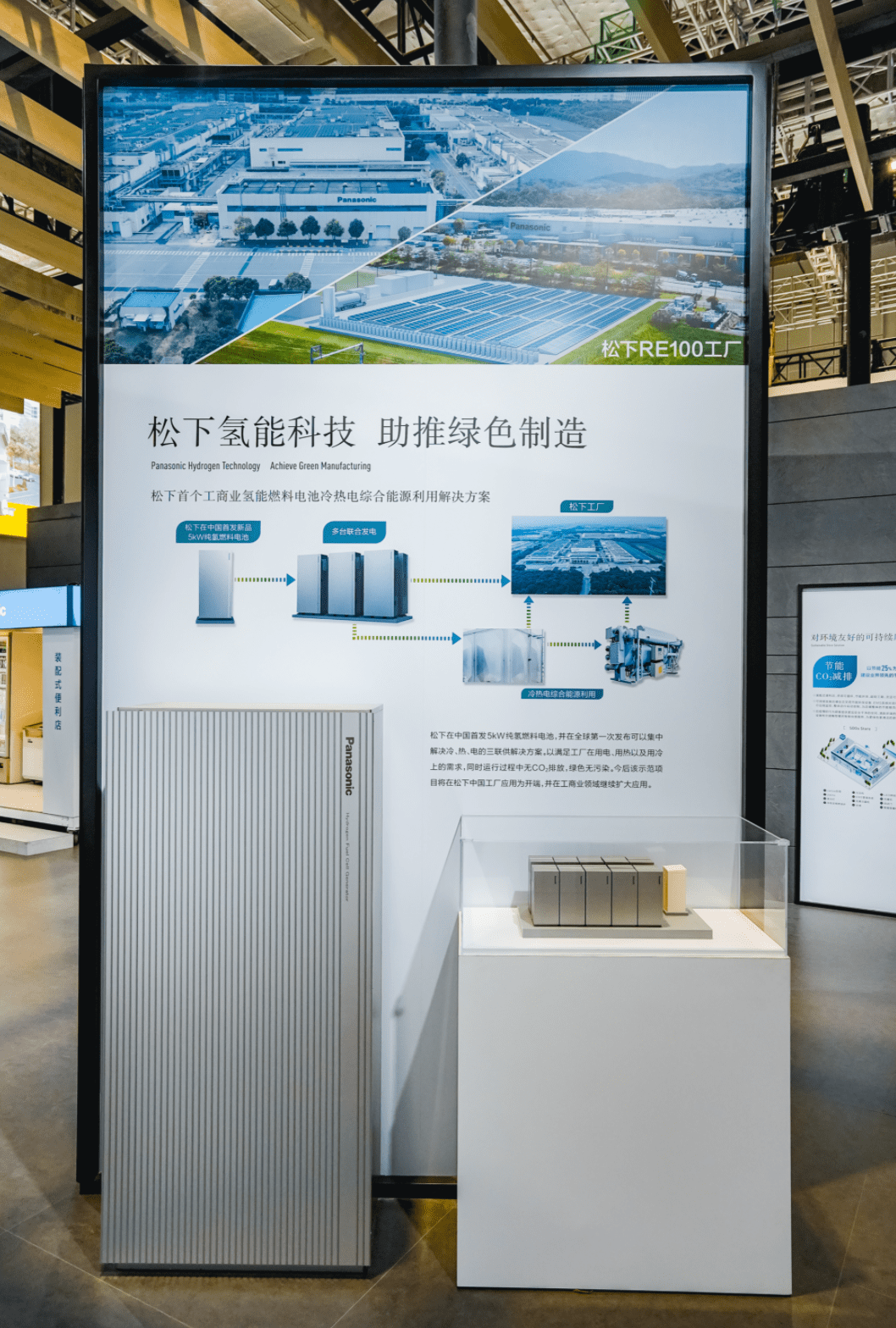 社区|逛进博｜松下首发水清洁技术和5kW纯氢燃料电池