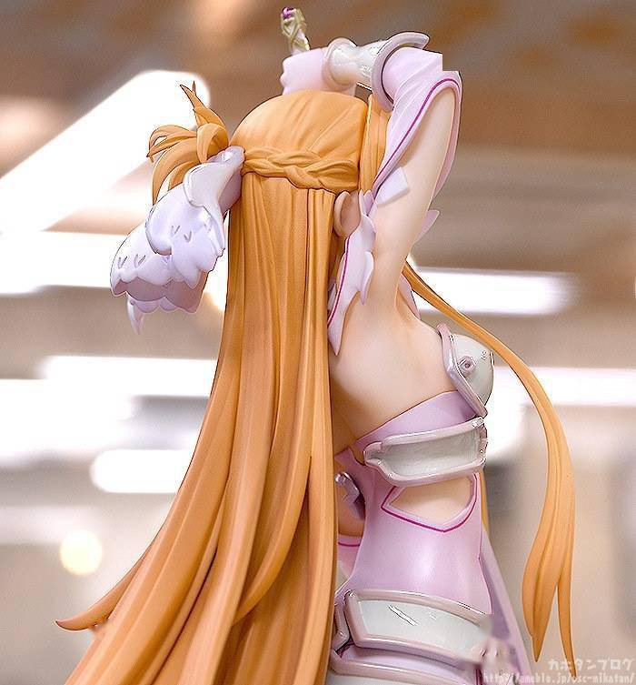 涂装完成品|模玩资讯：GSC《刀剑神域 Alicization WoU》亚丝娜 创世神史提西亚