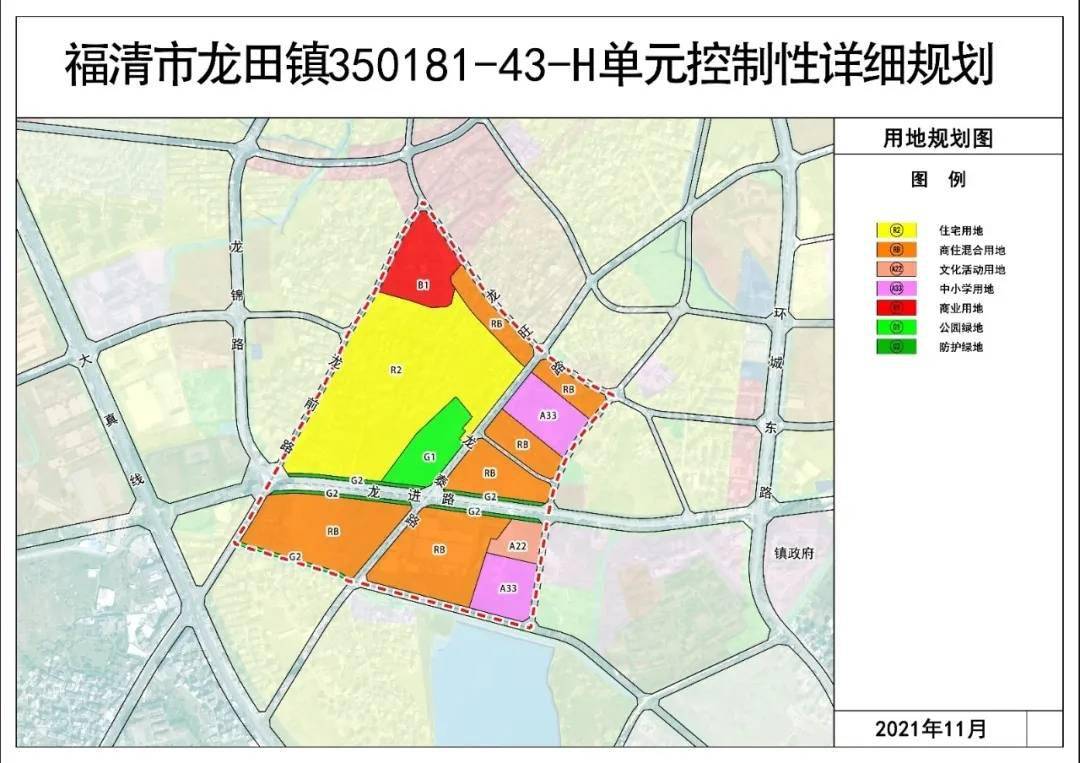 福清市龙田镇地图图片