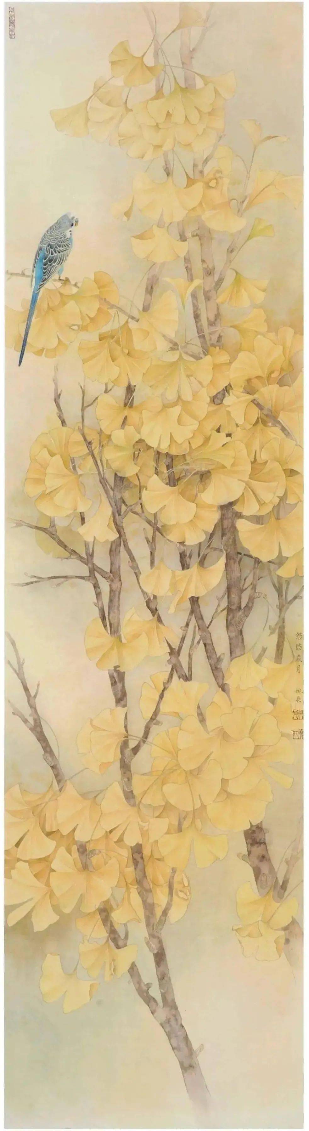 欣赏托物言情缘物寄情廖卉珏工笔画