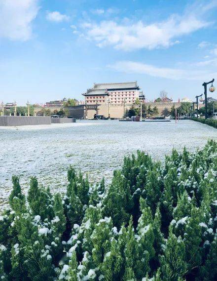 美西安雪景刷屏朋友圈