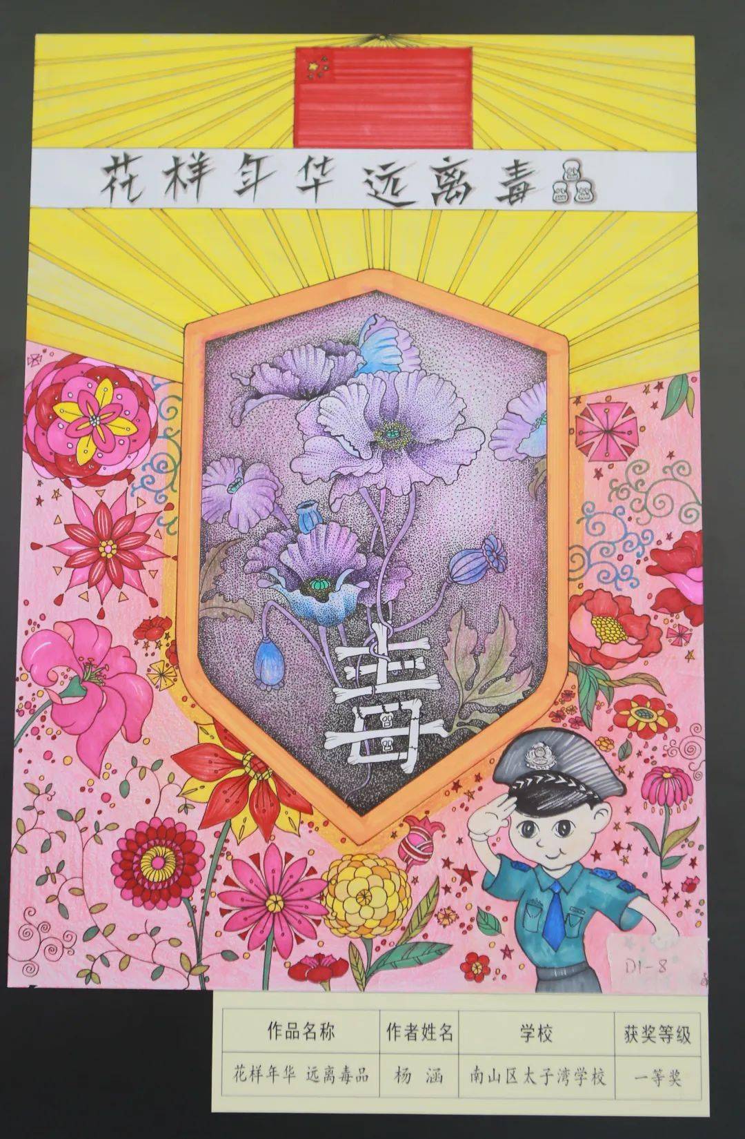 青春不"毒"行 禁毒我先行 深圳市中小学生禁毒绘画创作大赛圆满完成