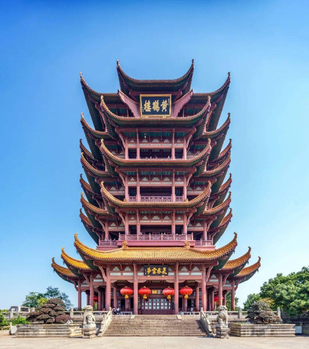 信物百年 | 这份手绘设计图,重现千年黄鹤楼!