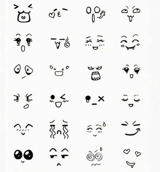 1000多个手绘小表情手账备用67676767