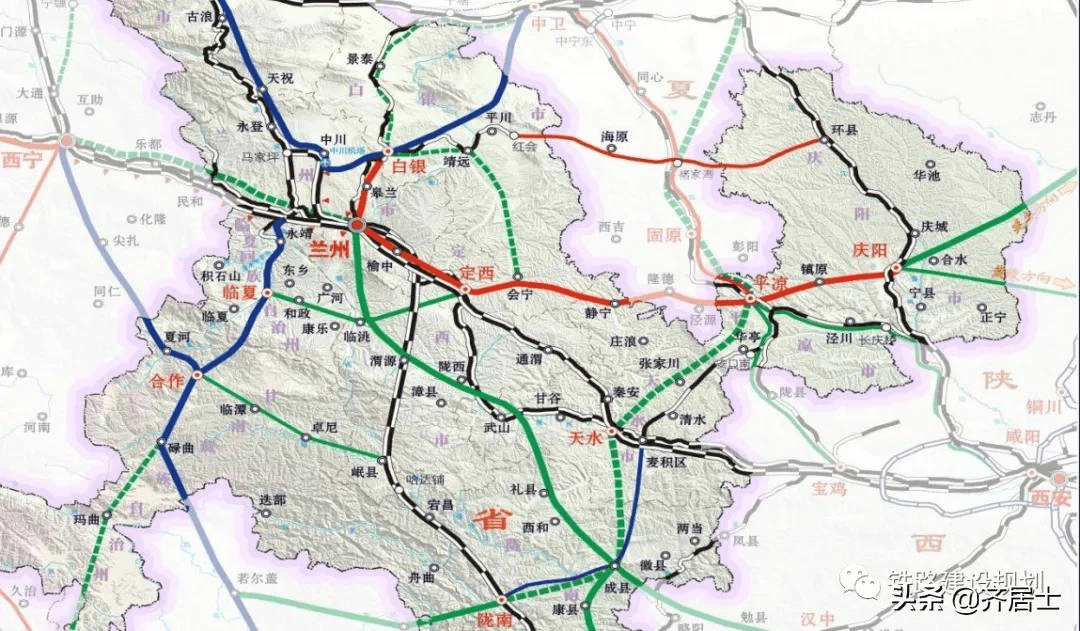 红旗河甘肃省线路图图片