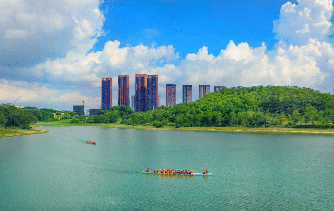 横坑水库碧道位于鹭湖中心城重点片区,碧道建设立足所在区域的规划