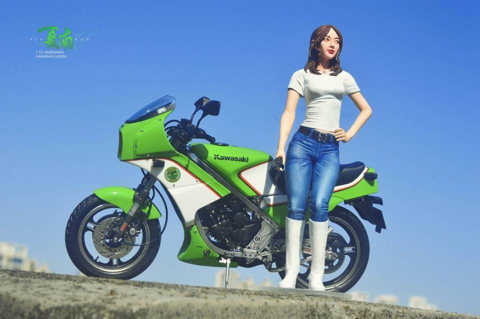 文章|模玩秀：长谷川 1/12 川崎KR250 摩托