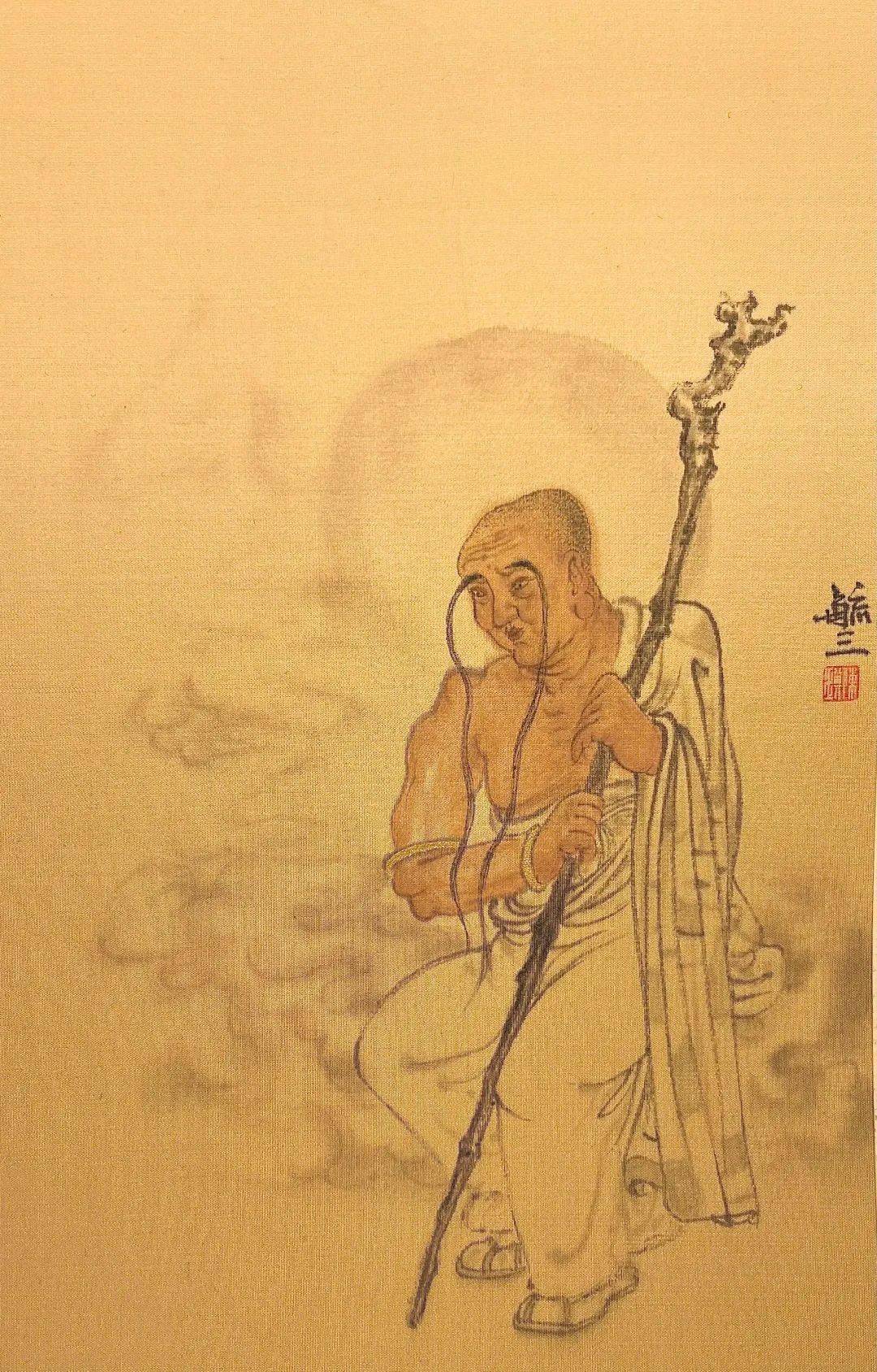 他独爱画写意人物原来谢赫六法中有如此精髓