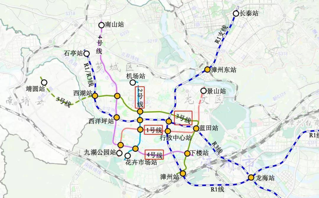 漳州轨道交通规划图片