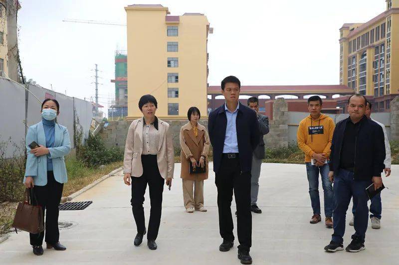 11月16日,县委书记冯波率队到龙州县国际健康驿站项目建设点开展调研.