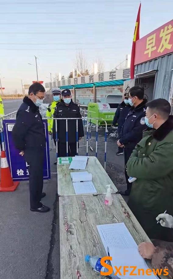 大同左云交警陈华大队长深入高速卡口一线督导疫情防控工作