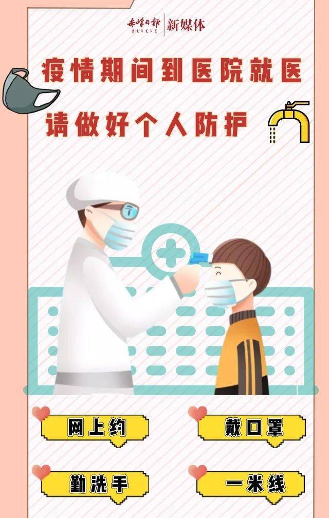 疫情期间到医院就医时应该做好这些个人防护