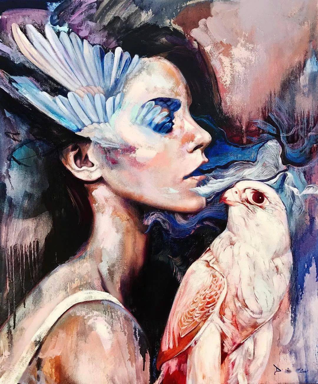 12岁开始画画16岁卖画赚100万她说我是靠做梦画画