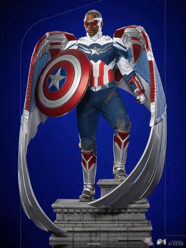 iron studios《猎鹰与冬日战士》美国队长山姆·威尔逊 1/4 比例全身