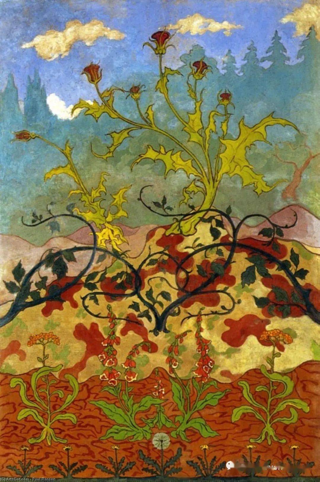 绘画欣赏——paul·ranson_法国