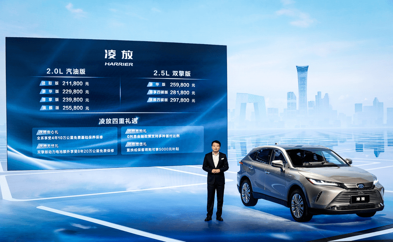 一汽丰田凌放正式上市 售价21 18万元起 搜狐汽车 搜狐网
