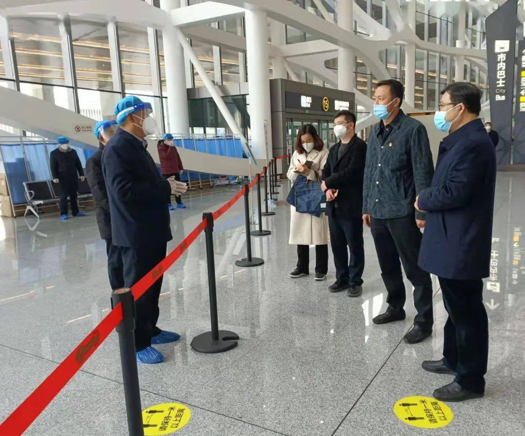 市纪委市监委第五监督检查室副主任崔全利到大兴国际机场开展疫情防控
