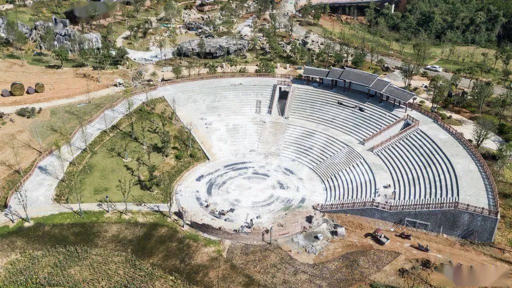 最新航拍宜州园博园已经建成这样了啵还有金山大道