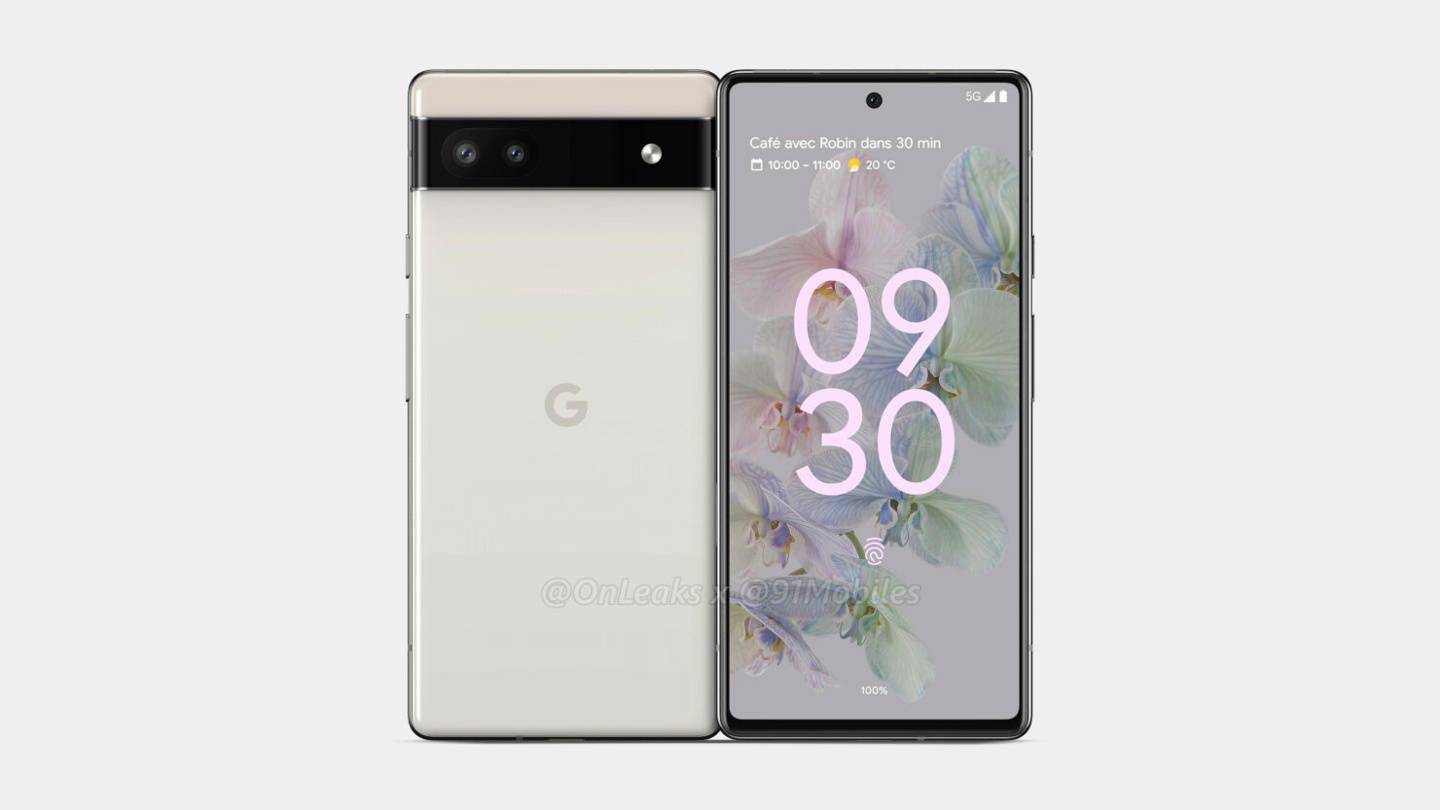谷歌 Pixel 6a 渲染图曝光，搭载 6.2 英寸屏幕