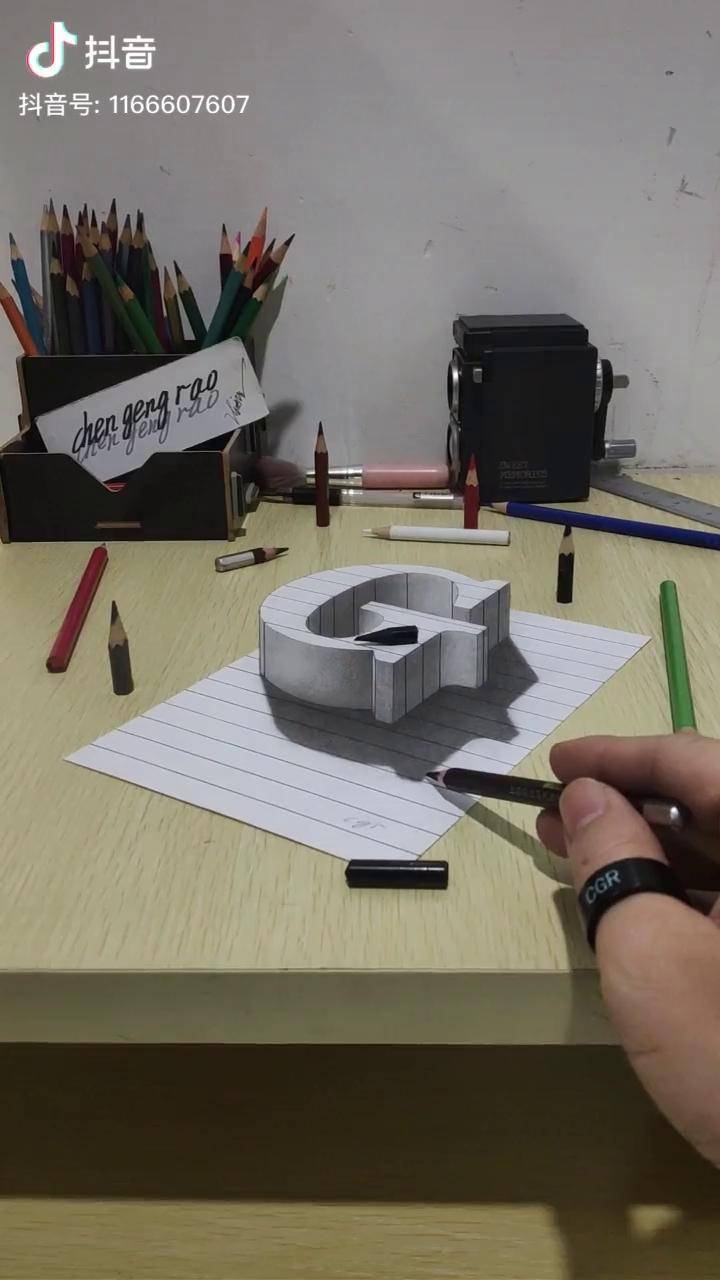 神奇的3d立体画3d立体画手绘画画